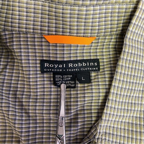 Royal Robbins Outdoor Travel Clothing Short Sleeve Button Up Shirt - Picture 14 of 14